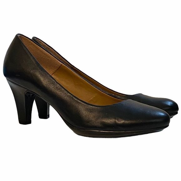 JUDY Soft Shoe by Medicus Brown Comfort Work Heels - Picture 1 of 9